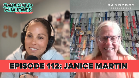 Finish Lines & Milestones: Episode 112: Janice Martin - Running the 50 States TWICE