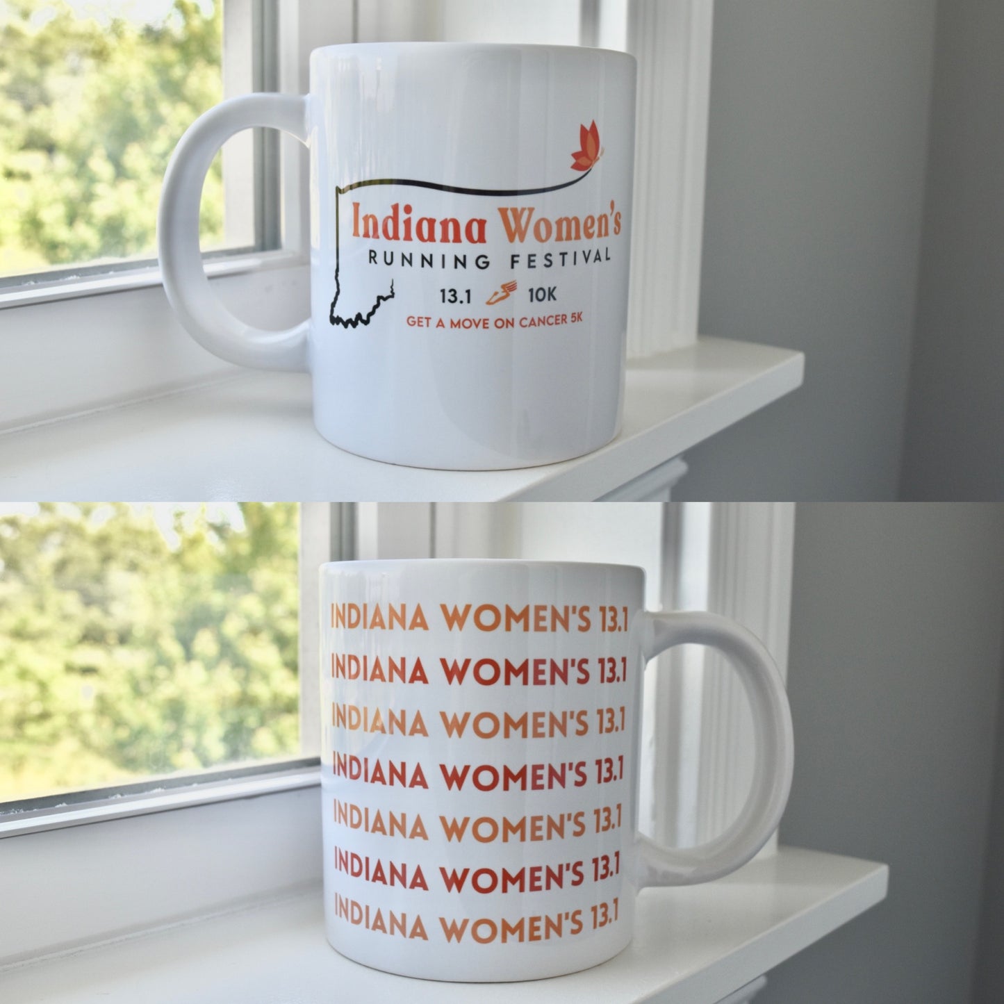 The Indiana Women's Running Festival Bouquet & Mug