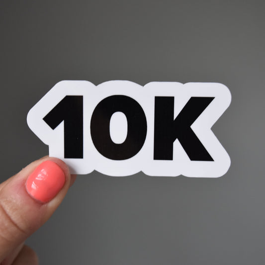 10K Running Sticker