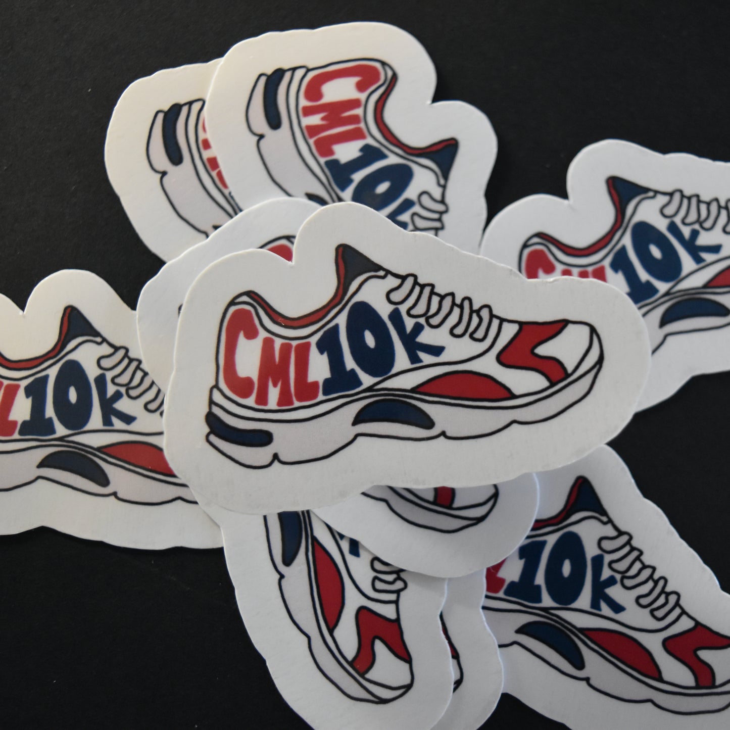 Carmel 10K Running Shoe Sticker