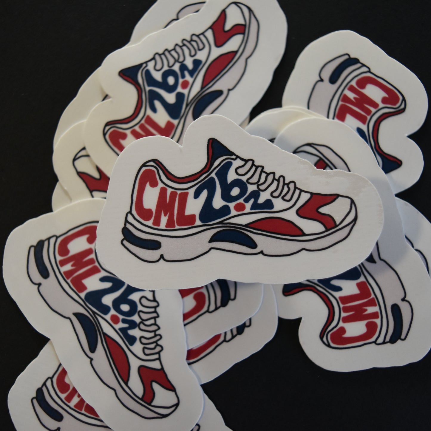 Carmel 26.2 Running Shoe Sticker