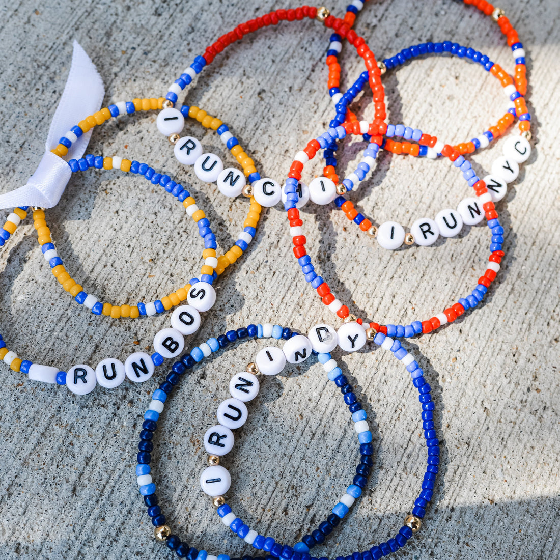 I Run NYC New York City Bracelet Set