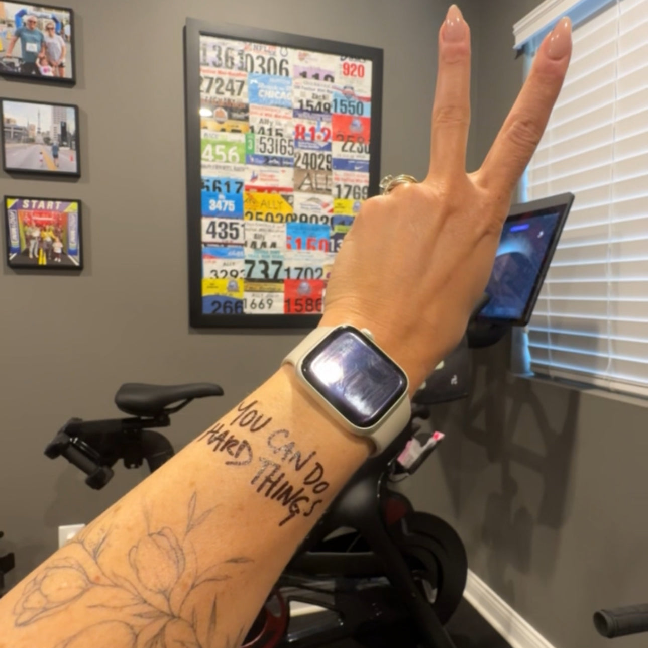 You Can Do Hard Things Temporary Tattoo