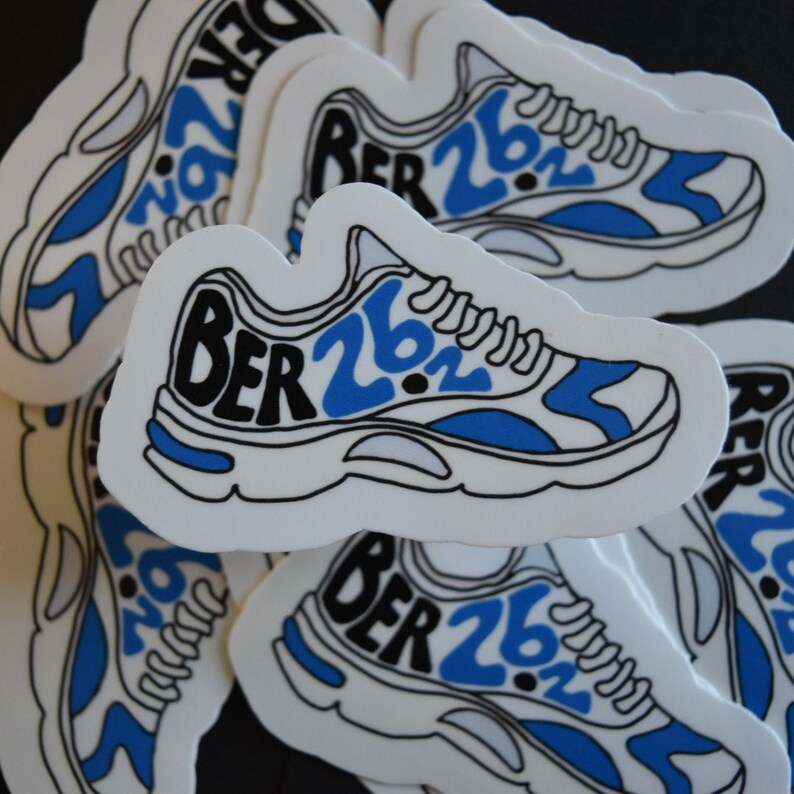 Berlin Running Shoe Sticker