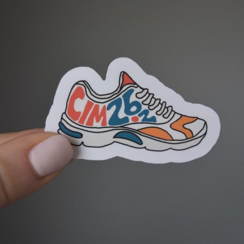 California Running Shoe Sticker