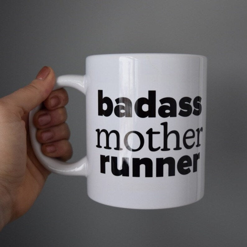 The Badass Mother Runner Bouquet & Mug