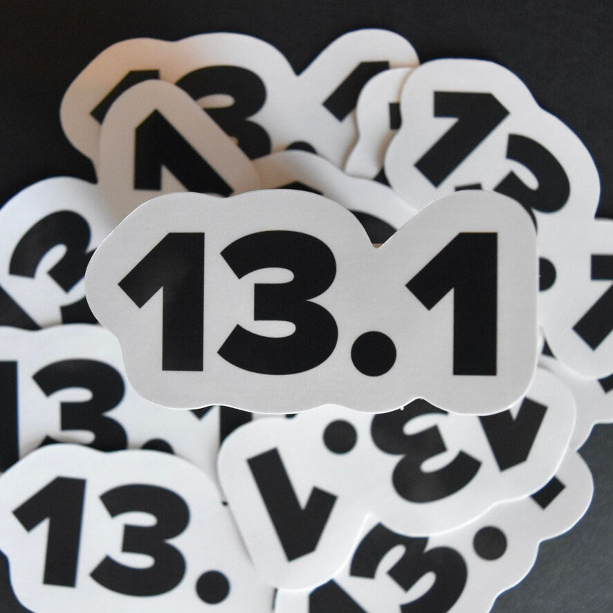 13.1 Running Sticker