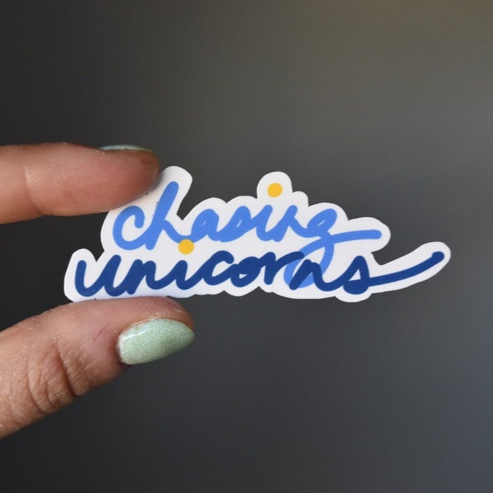 Boston Chasing Unicorns Sticker