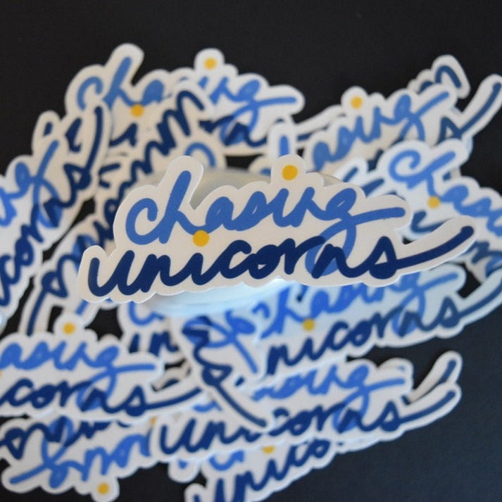 Boston Chasing Unicorns Sticker