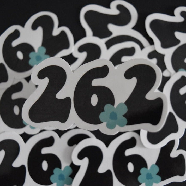 26.2 Sticker - 60s Themed