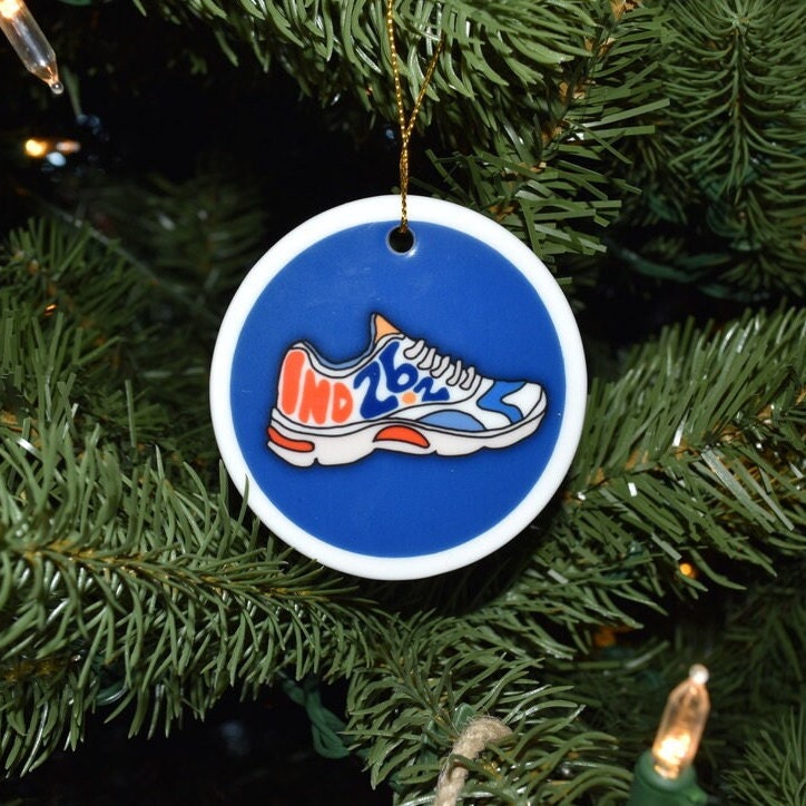 Indianapolis Marathon Ornament - Circle Shape