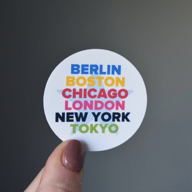 World Majors Circle Sticker