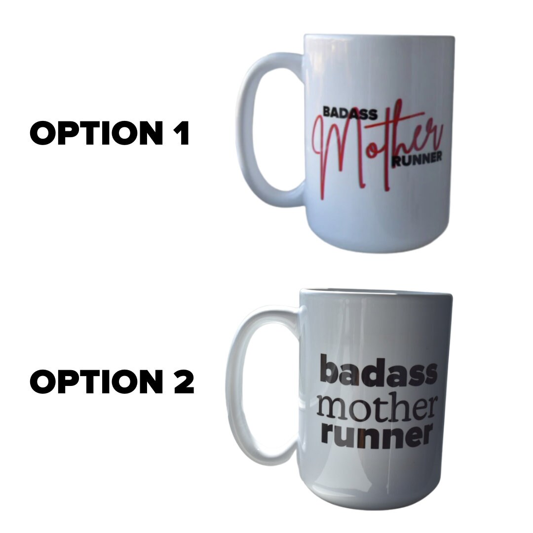 Badass Mother Runner Bouquet & Mug