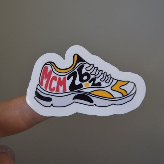 MCM Running Shoe Sticker