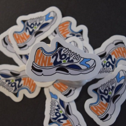 Honolulu Running Shoe Sticker