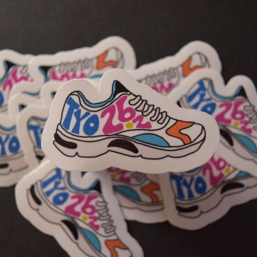 Tokyo Running Shoe Sticker