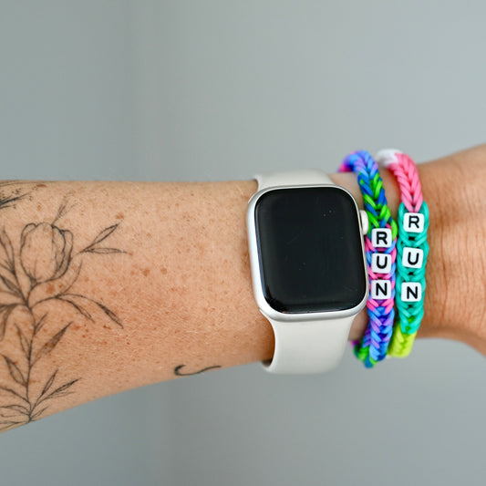 Rubber Band RUN Bracelet