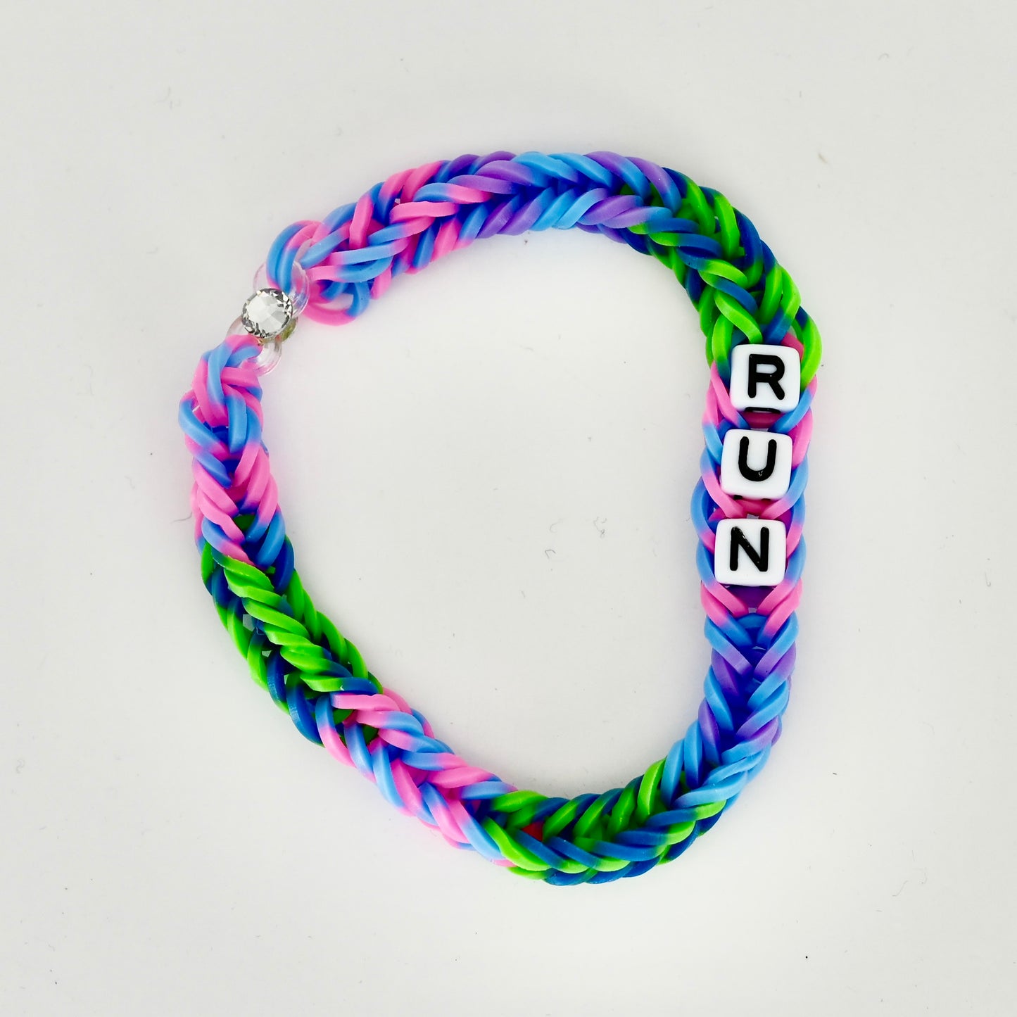 Rubber Band RUN Bracelet