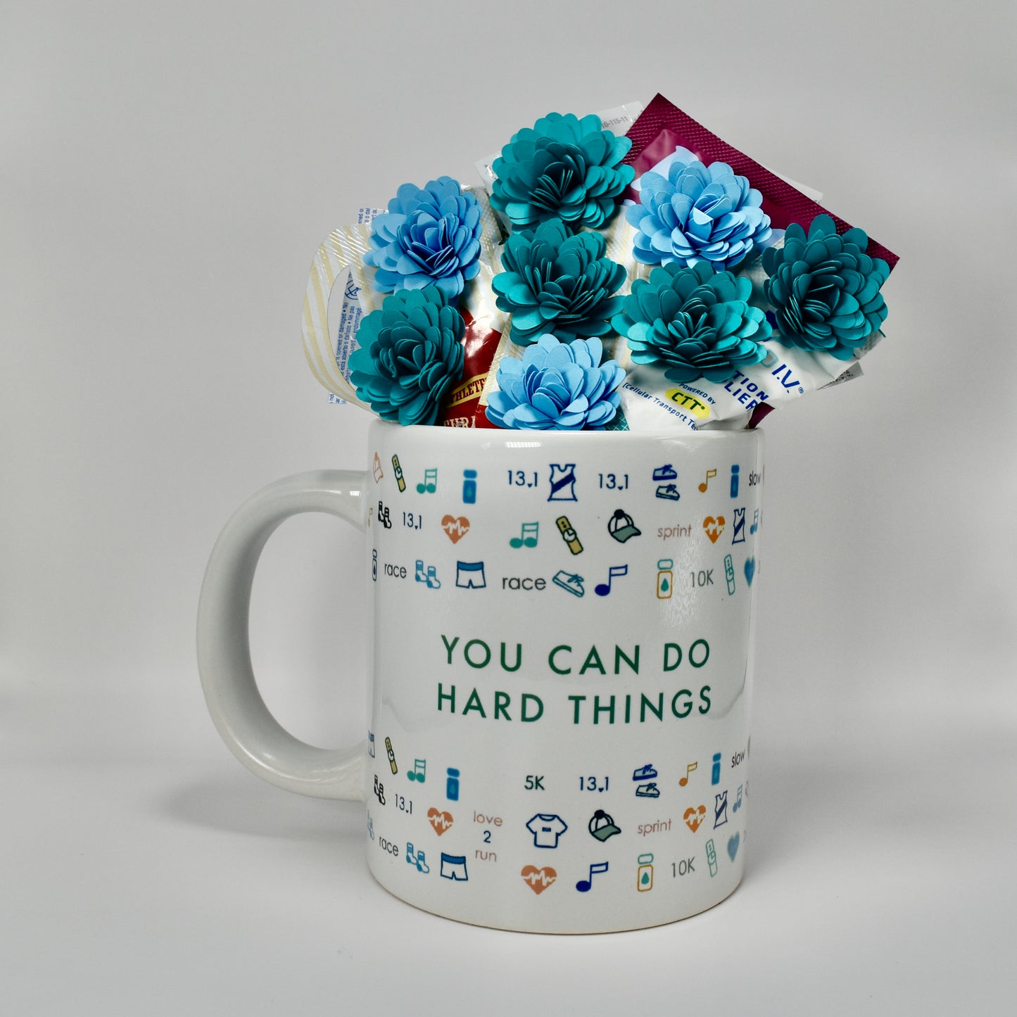 You Can Do Hard Things by Pen & Paces Bouquet & Mug