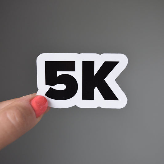 5K Running Sticker