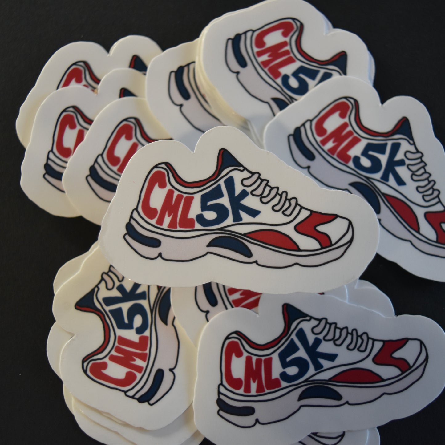Carmel 5K Running Shoe Sticker