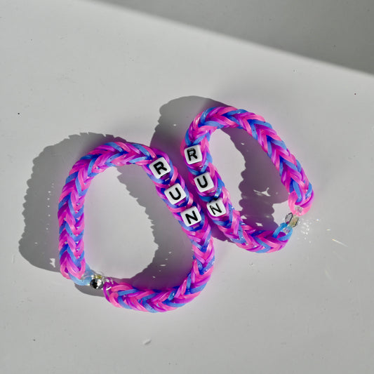 Rubber Band RUN Bracelet