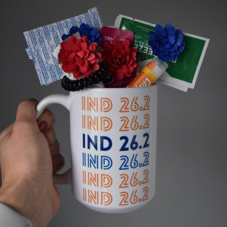 The Indianapolis Marathon Bouquet & Mug