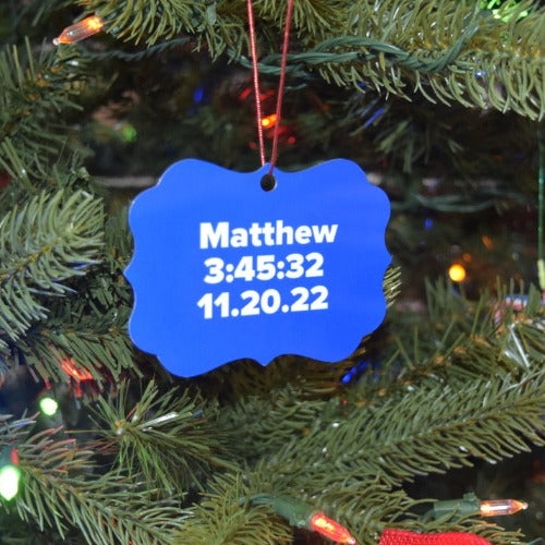 The CNO Indianapolis Monumental Marathon Christmas Ornament - Benelux Shape