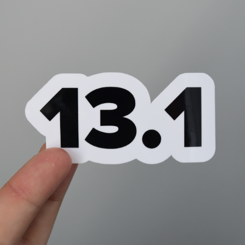13.1 Running Sticker