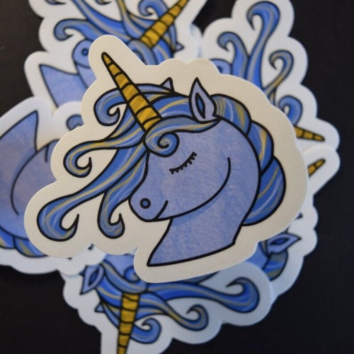 Boston Unicorn Sticker