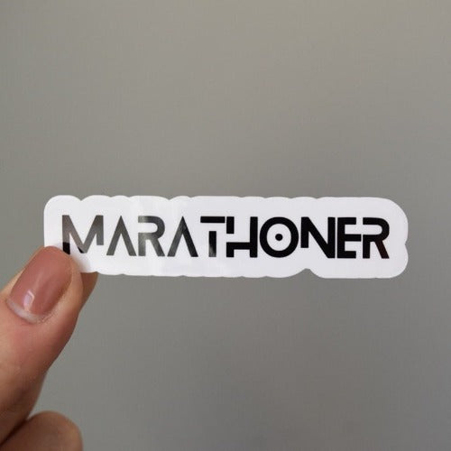 Marathoner Sticker