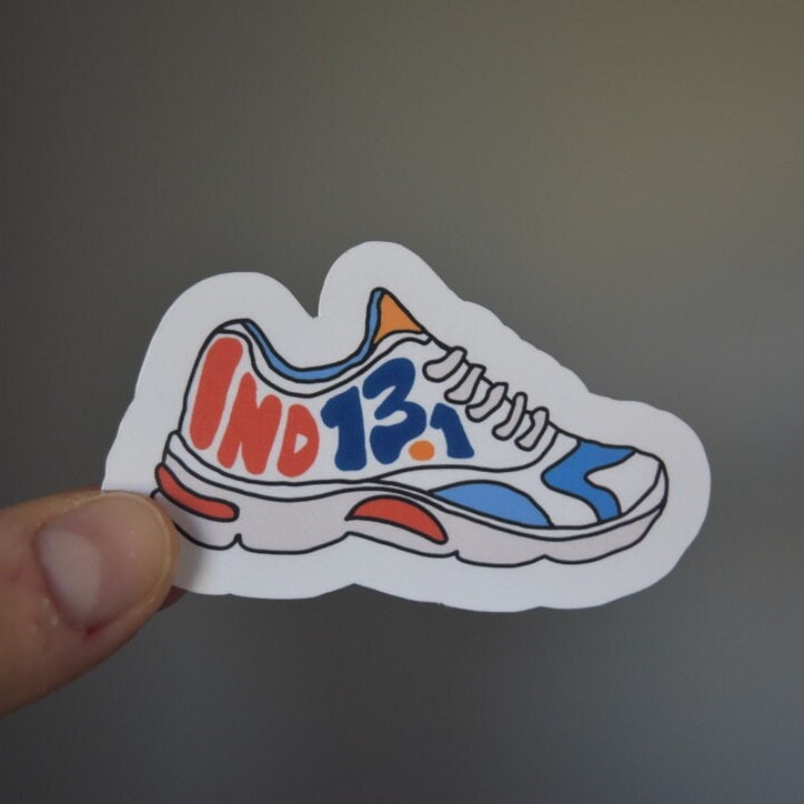 Indianapolis Running Shoe Sticker