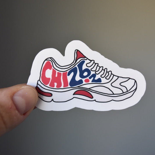 Chicago Running Shoe Sticker