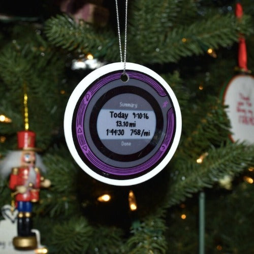 Running Watch PR Christmas Ornament