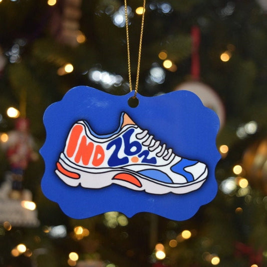 Indianapolis Marathon Christmas Ornament - Benelux Shape