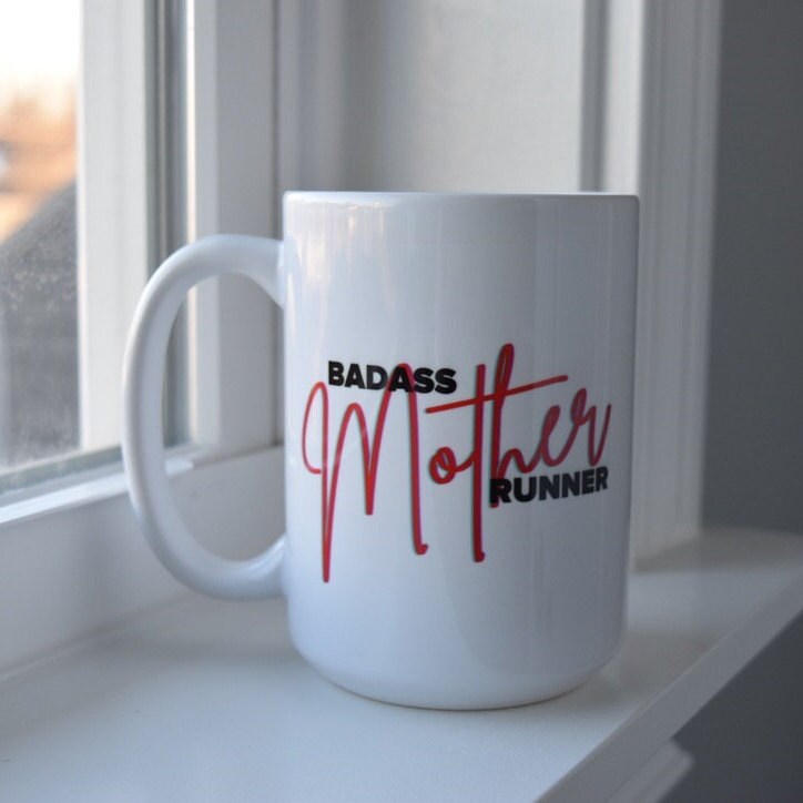 Badass Mother Runner Bouquet & Mug