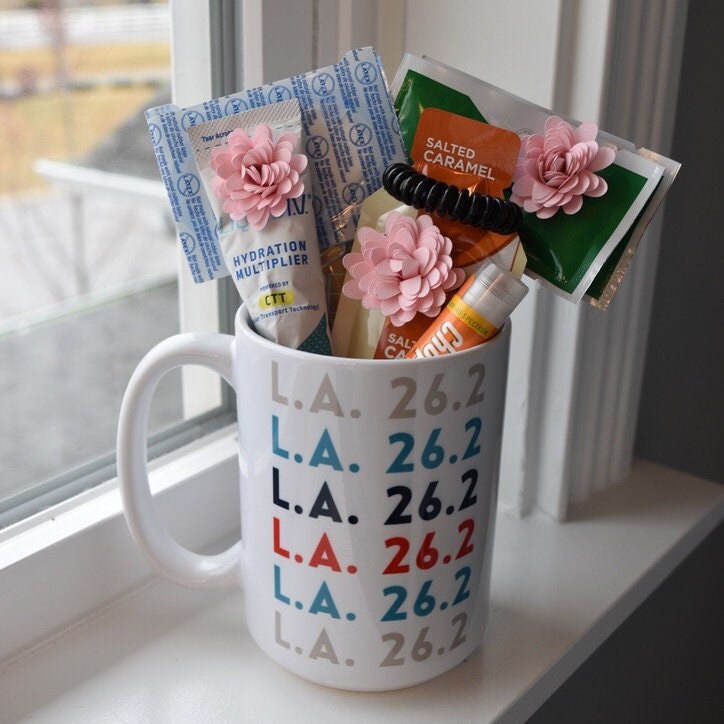 The LA Marathon Bouquet & Mug