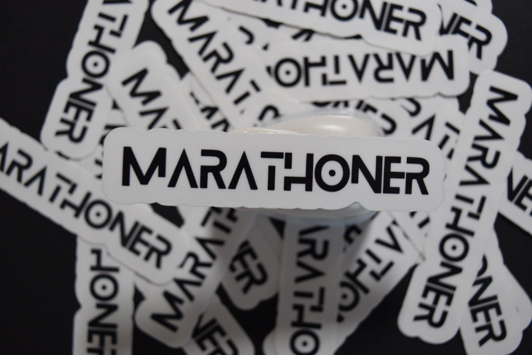 Marathoner Sticker