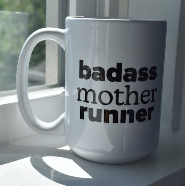 Badass Mother Runner Bouquet & Mug