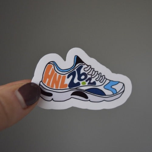 Honolulu Running Shoe Sticker
