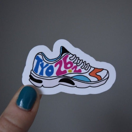Tokyo Running Shoe Sticker
