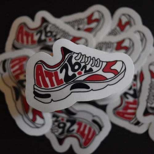 Atlanta Running Shoe Sticker